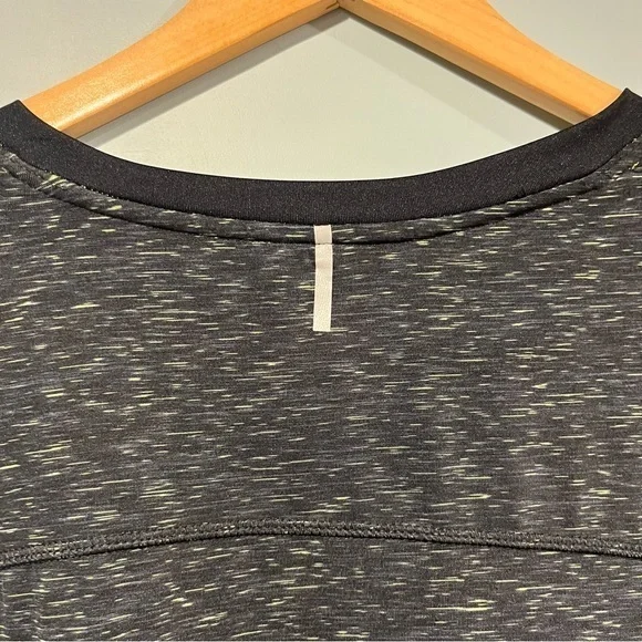 Reebok Mens XXL Black Space Dye Speedwick Athletic T-Shirt #310 - Picture 7 of 15